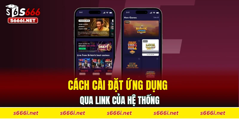 Cách cài đặt ứng dụng qua link của hệ thống