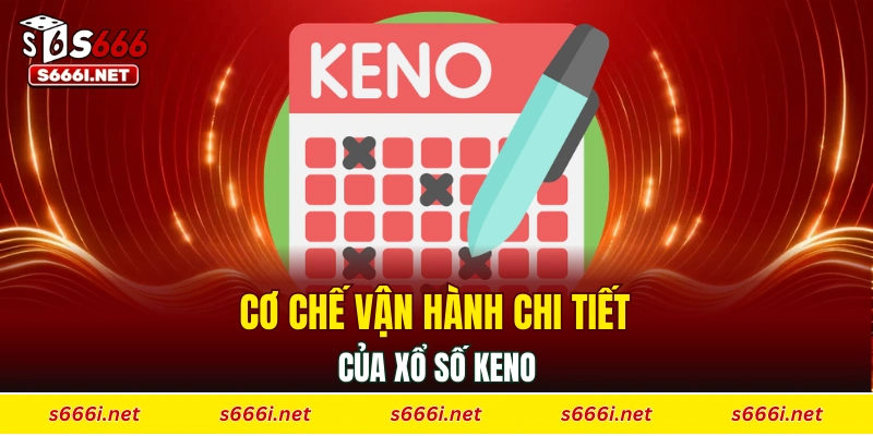 Cơ chế vận hành chi tiết của xổ số Keno
