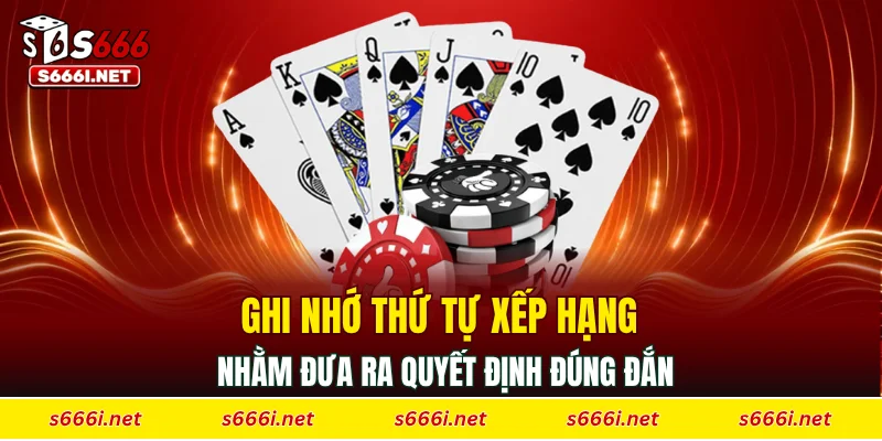 Ghi nhớ thứ tự xếp hạng nhằm đưa ra quyết định đúng đắn