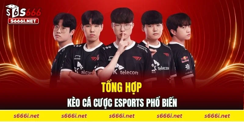 Tổng hợp kèo cá cược Esports phổ biến